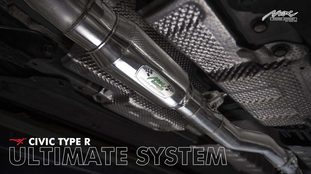 Honda Civic FK8 Type R Catback Max Racing Exhaust System Best Sound No Drone 4