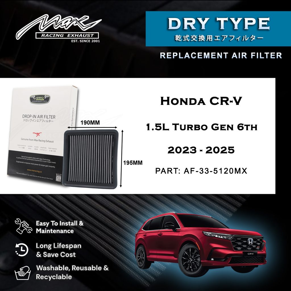Honda CRV 1.5L Turbo Gen 6th Loud Exhaust Package | Max Racing Exhaust