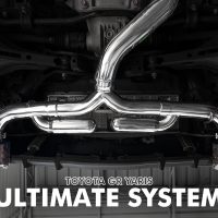 Max Racing Exhaust Toyota GR Yaris Track ma le leotele Catback Faiga fa'asuavai 5
