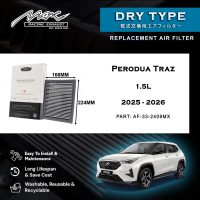 33-2409MX Performance Drop-in Air Filter mo Perodua Traz 1.5L 2025 i le 2026