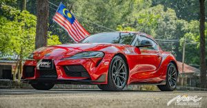 Toyota Supra A90 MK5 GR Supra B48 Max Racing Exhaust Red