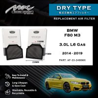 BMW F80 M3 3.0L L6 Gas 2014 - 2019 үшін 33-2488MX өнімділігі төмен ауа сүзгісі