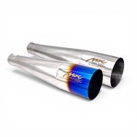 Max Racing M423 “Sebatang” Megaphone Muffler – 5” Single Exit Blast Pipe (Track Spec)