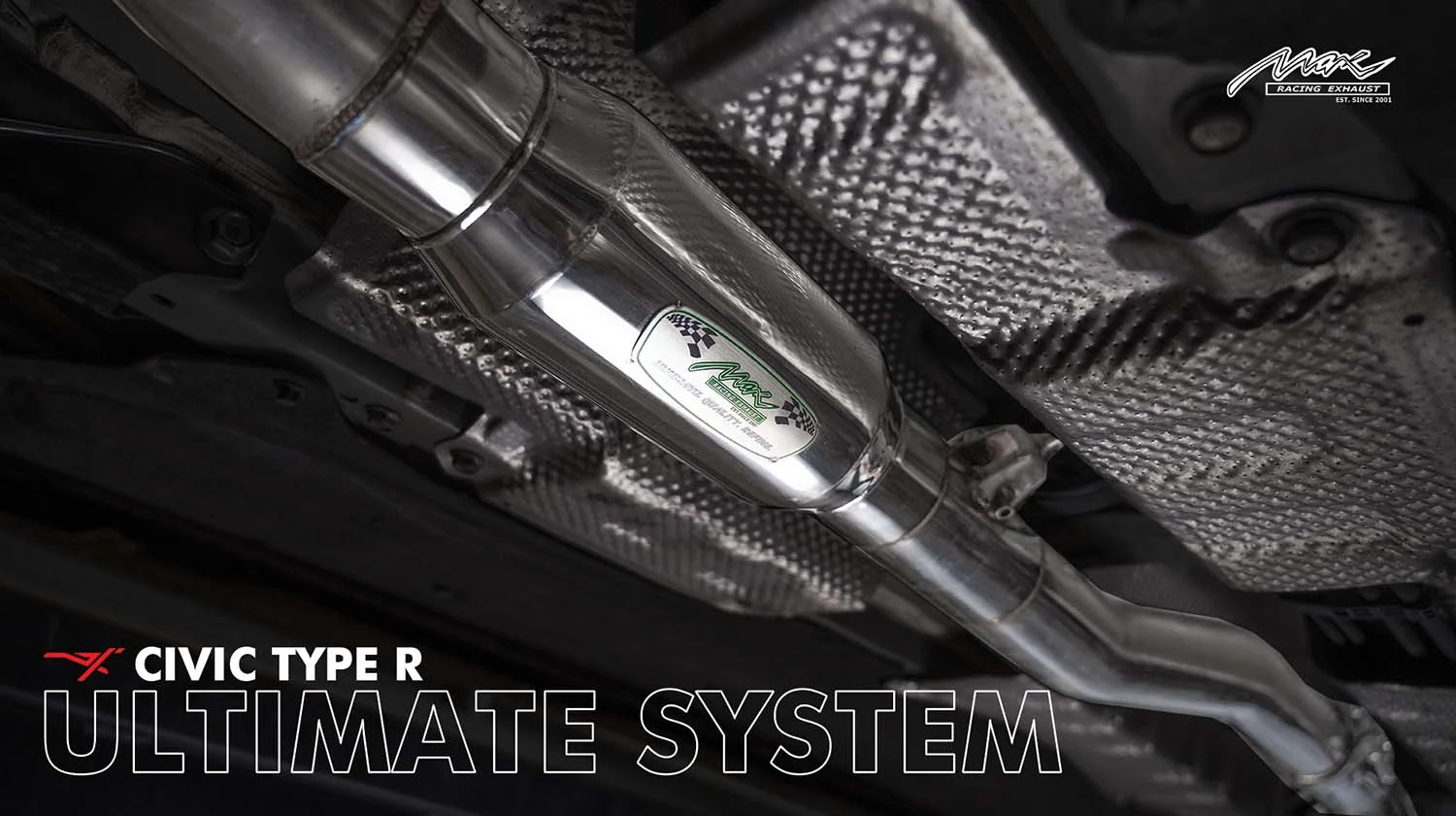 Honda Civic FK8 Type R Catback Max Racing Exhaust System Best Sound No Drone 4